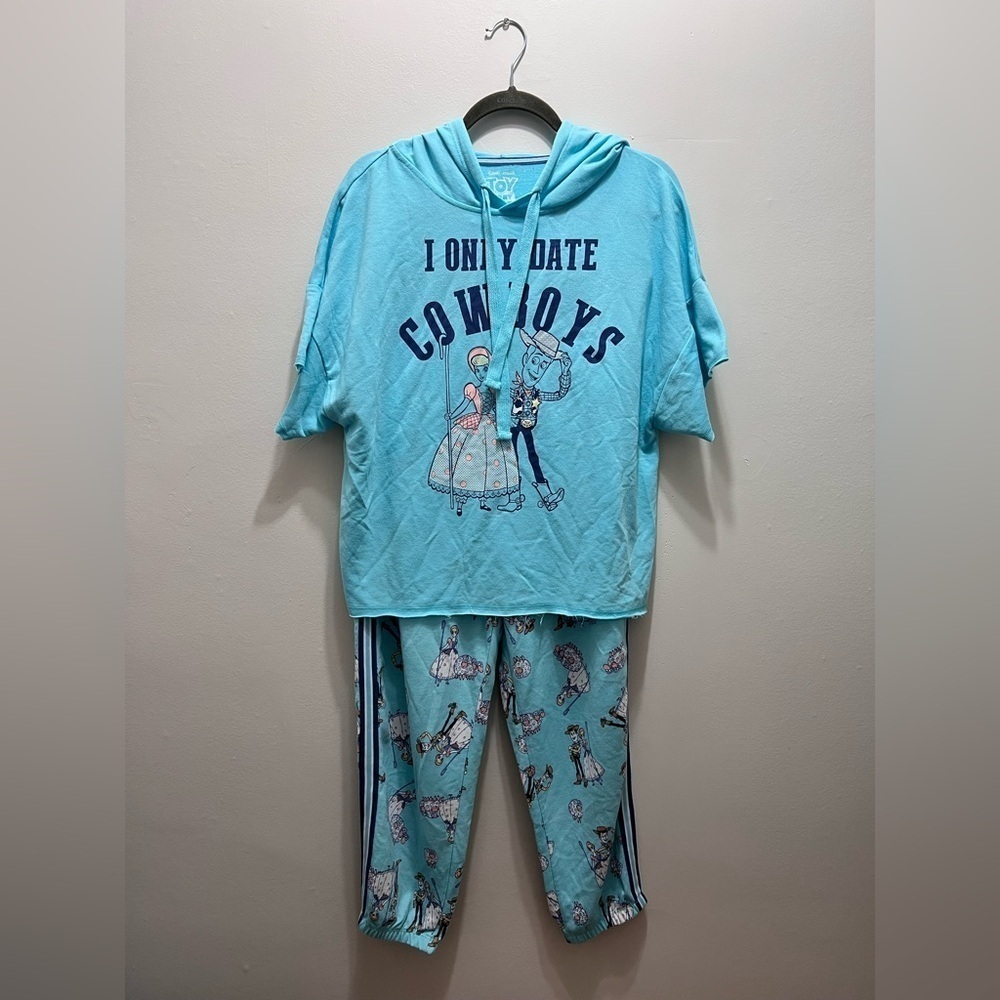 Disney Toy Story I Only Date Cowboys Lounge Set Large - Picture 1 of 7